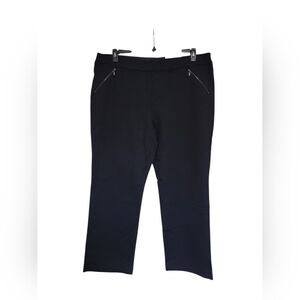 INC International Concepts Black Straight Leg Pants